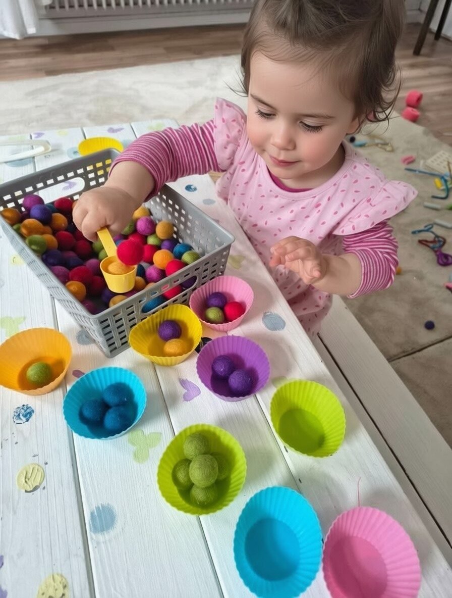 Kind beim Spielen in der Natur