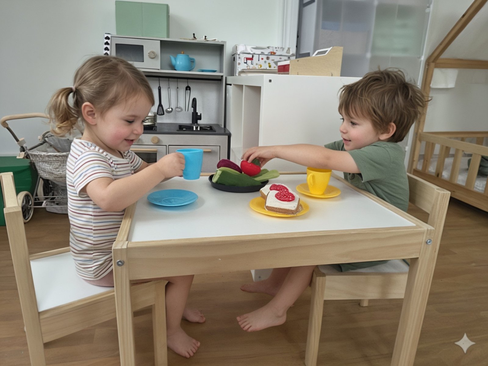 Kinder spielen gemeinsam